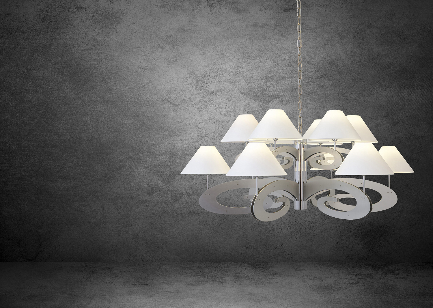 Lieferung von Lampen und Kronleuchtern